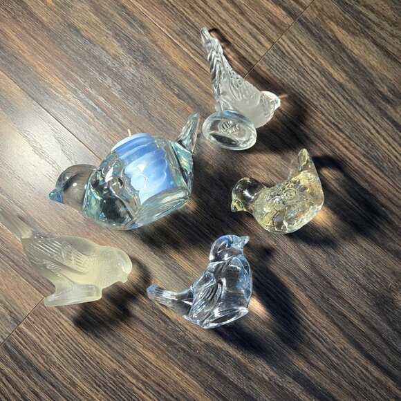Collection of Vintage Glass Bird Figurines (Five) - Picture 4 of 14